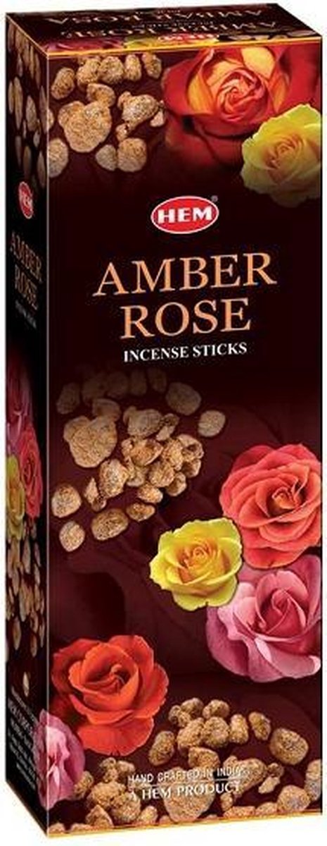 HEM Wierook Amber Rose (6 pakjes)