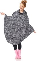 Bike cape Bernice cheetah black / off white, 1 size