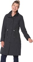 Coat Britt black/off white-XXL