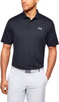 UA Iso-Chill Polo- Zwart - Heren maat: XL    heren > golf kleding > polo
