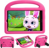 Case2go - Hoes geschikt voor Huawei Mediapad M5 / M6 - 8.4 inch - Schokbestendige case met handvat - Sparrow Kids Cover - Roze