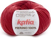 Katia Merino 100% - 24 - Robijnrood_ - 50 gr. = 102 m.