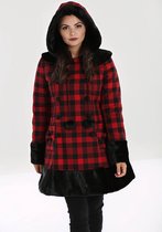 Hell Bunny Katie Tartan 60's Jas Zwart Rood