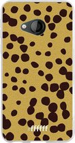 HTC U Play Hoesje Transparant TPU Case - Cheetah Print #ffffff