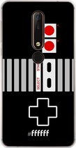 Nokia X6 (2018) Hoesje Transparant TPU Case - NES Controller #ffffff