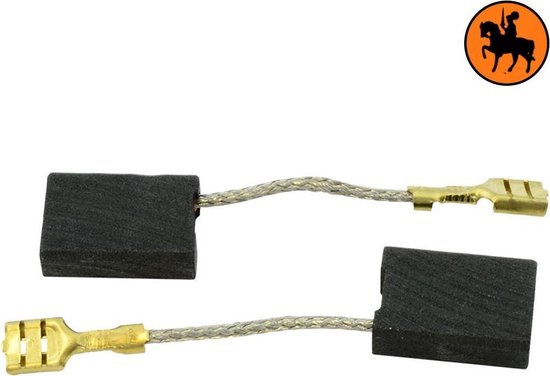 Jeu de balais de charbon pour Bosch GWS 24-230 B - 6,3x16x22mm