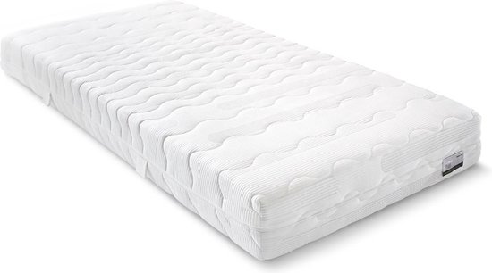 Matelas à ressorts ensachés Beter Bed avec couche de mousse HR - 310m² - 5 Zones - Mousse Silver Pocket Deluxe - 120x200x22cm - 120kg