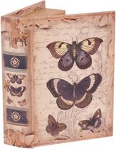 Baroque Collection - Opbergdoos in Boekvorm - Book Box - Vlinders - 20cm