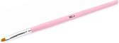 Cosmetics Zone Cat's Tongue Gel Brush - Roze Nr.4