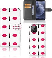 Telefoonhoesje iPhone 12 | 12 Pro (6.1") Beschermhoes Lipstick Kiss