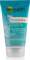 Garnier Skinactive PureActive Reinigingsgel Anti-Mee-Eters - 3 x 150ml - Voordeelverpakking