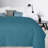 Luxe bed_Beddensprei_brulo_sprei_170X210 cm_blauw