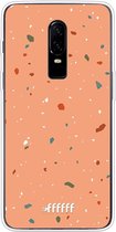 OnePlus 6 Hoesje Transparant TPU Case - Terrazzo N°10 #ffffff