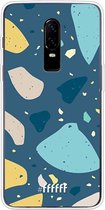 OnePlus 6 Hoesje Transparant TPU Case - Terrazzo N°7 #ffffff