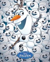 Disney Poster - Frozen Olaf En Baby Olafs - 50 X 40 Cm - Multicolor