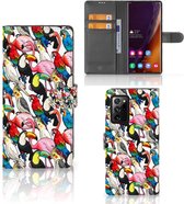 Wallet Book Case Samsung Galaxy Note20 Ultra Telefoon Hoesje Birds