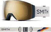 Smith I/O Mag XL goggle french navy mod / chromapop sun black gold mirror (met extra lens)