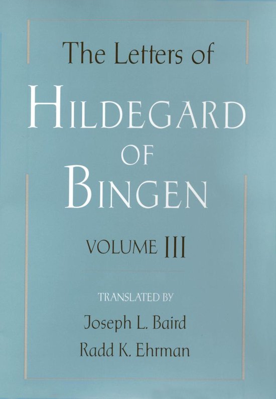 The Letters of Hildegard of Bingen - cover