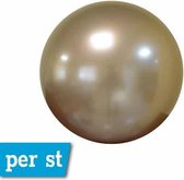Chrome bubble ballon 18 inch goud, verpakt