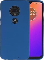 BackCover Hoesje Color Telefoonhoesje voor Motorola Moto G7 - Navy