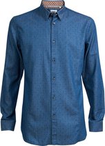 CR7 Fashion Shirt Custom Fit Blue - Maat XS