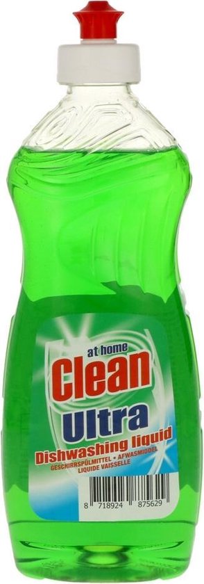 At Home Clean Ultra Classic - 12 x 500 ml - Afwasmiddel - Voordeelverpakking