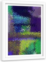 Foto in frame Paarse abstracte, 80x120, Premium print