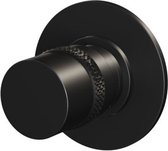 Brauer Black Edition stopkraan met inbouwdeel zwart mat