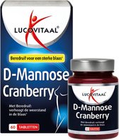 3x Lucovitaal D-Mannose Cranberry Blaasfunctie 60 tabletten