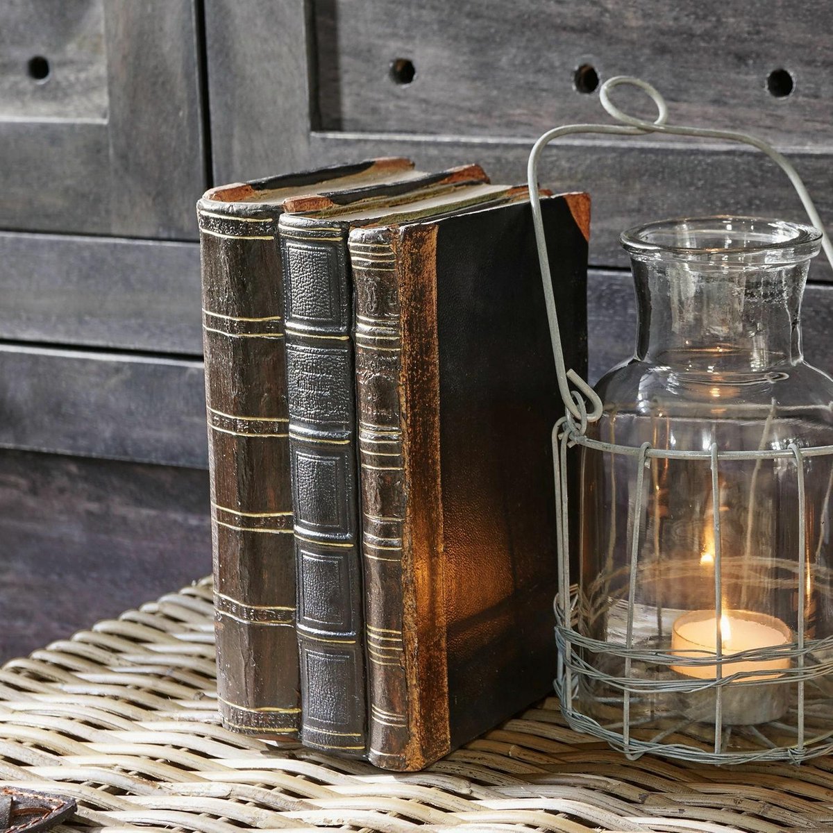 Decoratieve Boekopbergdoos – Abrikoos, 17x4.5x27 Cm, Magneetsluiting – Stapelbaar, Vintage Look, Voor Woonkamer, Kantoor & Planken
