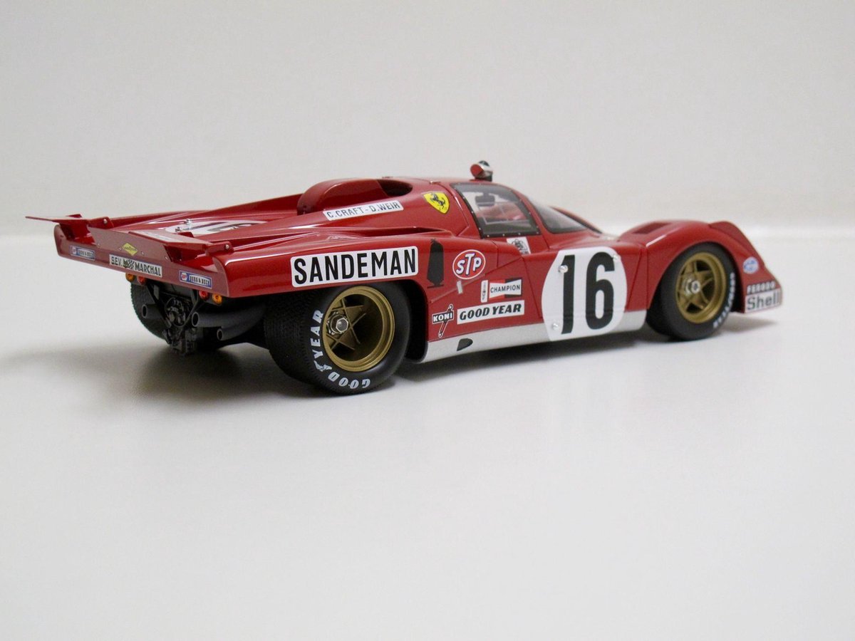 CMR 1/18 Ferrari 512M #16 24h Le Mans 1971 | bol.com