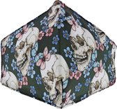 Zac's Alter Ego Masker Multi Flower & Skull Mondkapje Multicolours