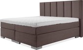 Luxe Boxspring 180x220 Compleet Bruin Suite