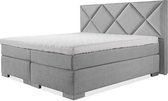 Luxe Boxspring 200x210 Compleet Grijs Suite