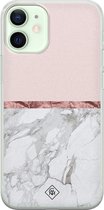 iPhone 12 mini hoesje siliconen - Rose all day | Apple iPhone 12 Mini case | TPU backcover transparant
