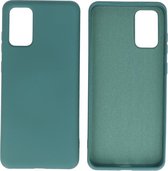 Wicked Narwal | 2.0mm Dikke Fashion Color TPU Hoesje Samsung Samsung Galaxy S20 Plus Donker Groen