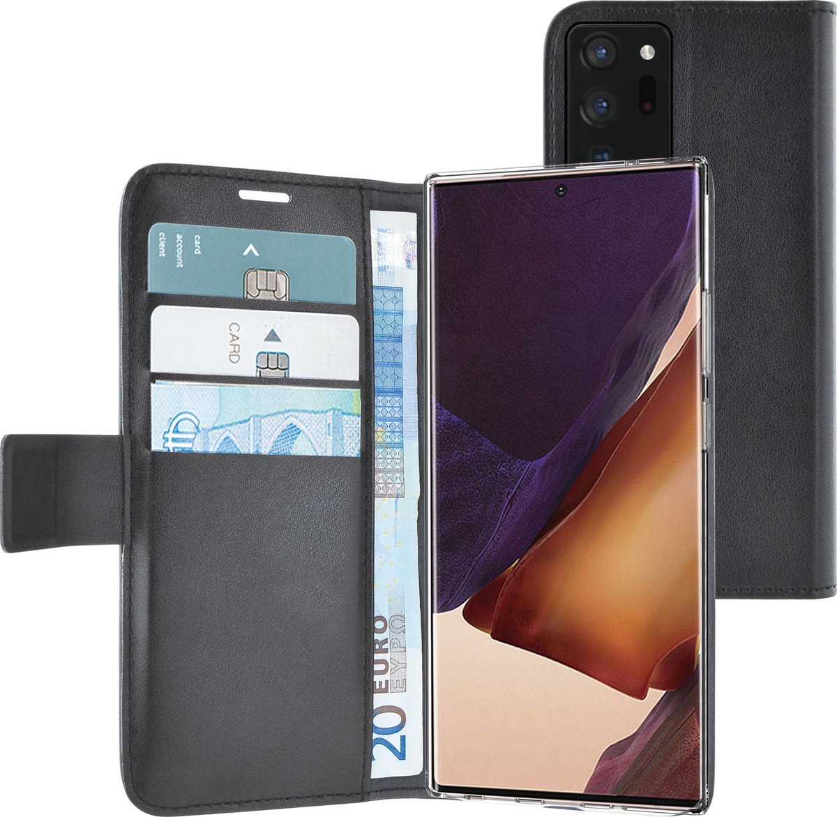 Azuri Samsung Note 20 Ultra hoesje - Walletcase - Zwart
