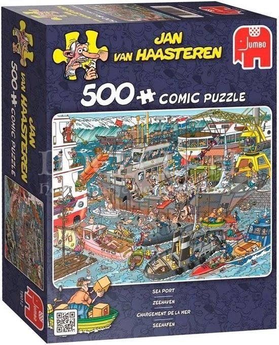 Roei uit Gooey toewijzen Jan van Haasteren Zeehaven puzzel - 500 stukjes | bol.com
