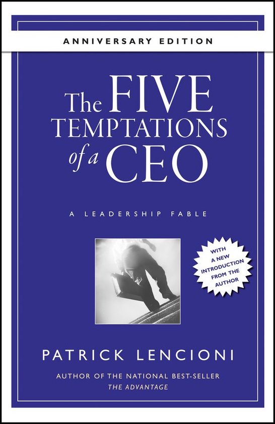 Boek cover The Five Temptations of a CEO van Patrick M. Lencioni (Onbekend)