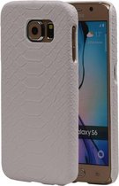 Snake Hardcase voor Galaxy S6 G920F Wit