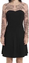 Jawbreaker Korte jurk -XL- Scared Of Needles Tattoo jurk Zwart