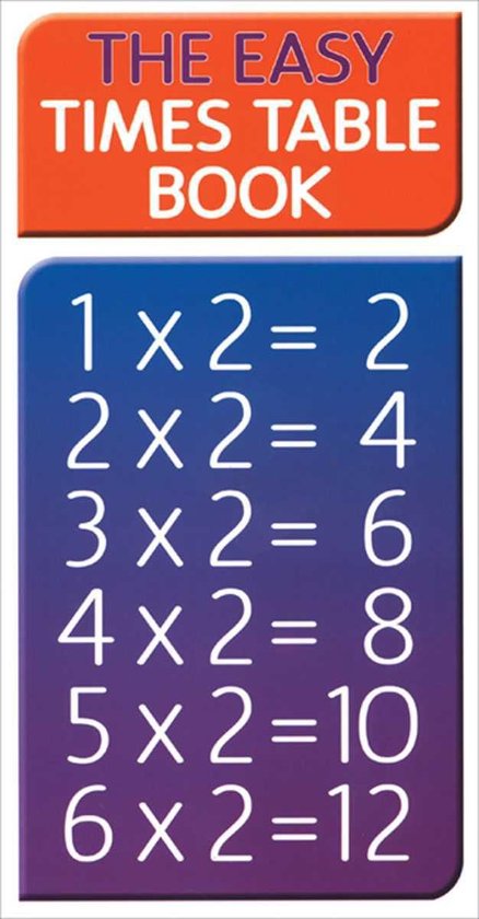 Easy Times Table Book - cover