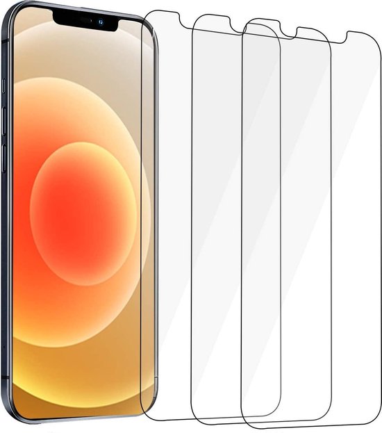3x Screenprotector Geschikt voor: iPhone 12 Mini - screen protector - glas - bescherm - beschermglas - ZT Accessoires