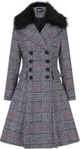 Check Coat in Swing Vintage Jaren 50 Stijl