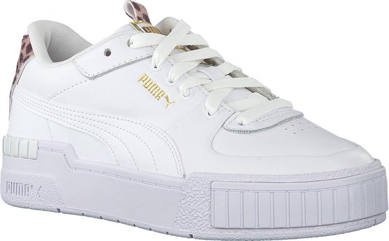 Puma Women's Cali Sport Cheetah Puma White/Puma Team Gold - 375227-01 |  Sneaker District