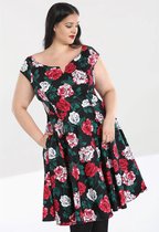 Hell Bunny Ruby Roses 50's Swing Jurk Zwart