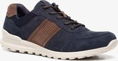 Ecco Byway leren heren sneakers - Blauw - Maat 42