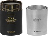 Riverdale - Morgan Geurkaars in pot Oud & Bergamot zwart 13cm - Zwart