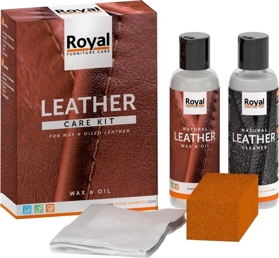 Oranje Furniture Care Leather Care Kit Wax & Oil