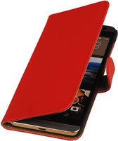 Wicked Narwal | bookstyle / book case/ wallet case Hoes voor HTC One M9 Plus Rood